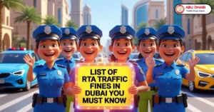 List of RTA Traffic Fines in Dubai 2025 You Must Know