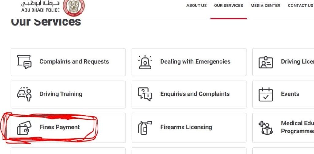 How to Pay Non Payable Fines in Abu Dhabi How to Pay Non-Payable Fines in Abu Dhabi