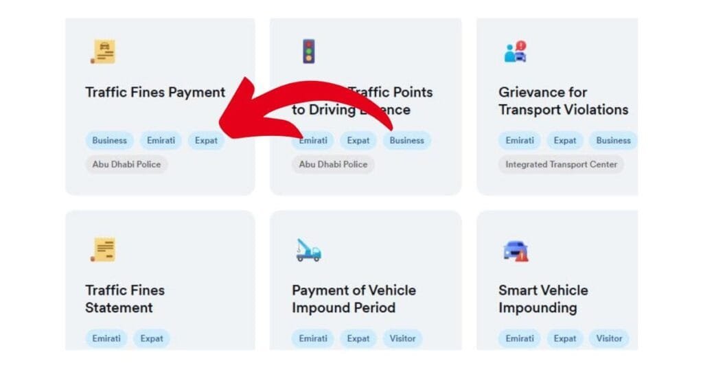 How to Pay Non Payable Fines in Abu Dhabi Complete Guide 2 How to Pay Non-Payable Fines in Abu Dhabi